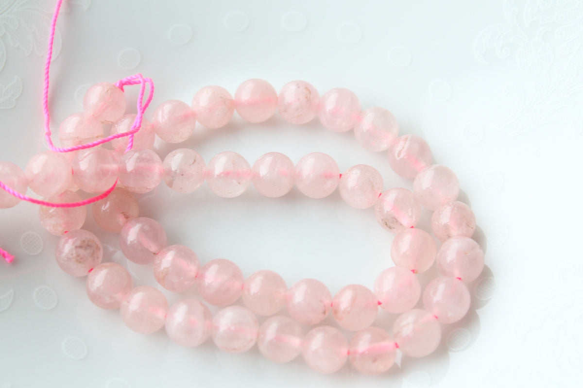 8mm Rose Quartz Bead Strand