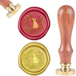 Cat Brass Wax Seal Stamp