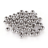100pc 304 Stainless Steel Silver Spacers