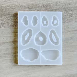 Resin Craft Geode Slices Silicone Mold
