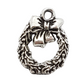 10pc Mini Christmas Wreath Charms