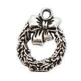 10pc Mini Christmas Wreath Charms