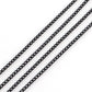 1M Black Iron Curb Chain