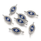 1pc Evil Eye Rhinestone Link Connector