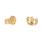 50pc Stainless Steel Gold Earring Backs