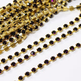 Amethyst Preciosa Rhinestone Chain ss8
