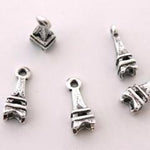 10pc Antique Silver Eiffel Towers