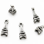 15pc Antique Silver Eiffel Towers
