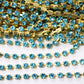Aqua Bohemica Preciosa Rhinestone Chain ss8