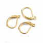 10pc 24k GP Leverback Earring Hooks