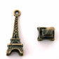 10pc Bronze Eiffel Tower Charms