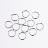 50pc 12mm Stainless Steel Silver Jump Rings