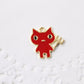 4pc Cute Red Devil Enamel Charms