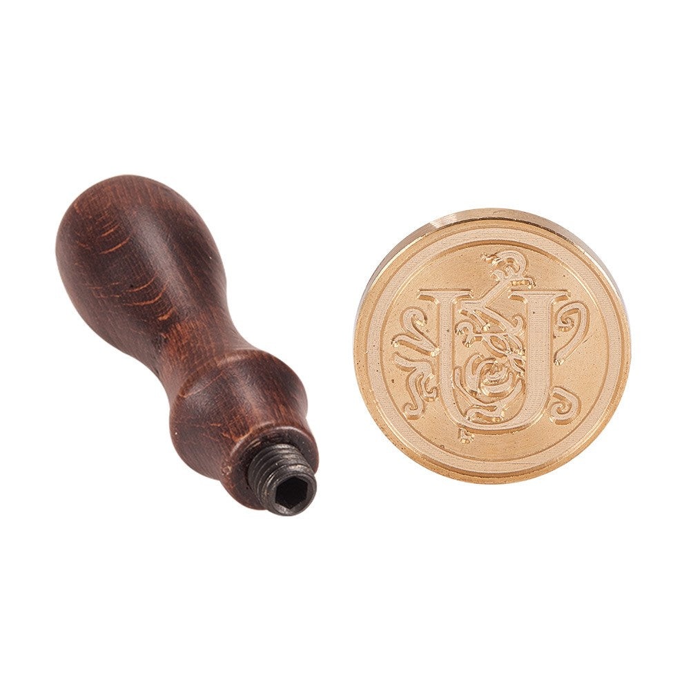 LAST 1! Letter U Brass Wax Seal Stamp