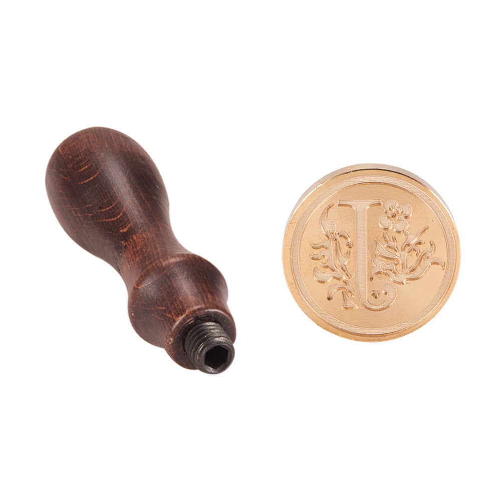 Letter J Brass Wax Seal Stamp