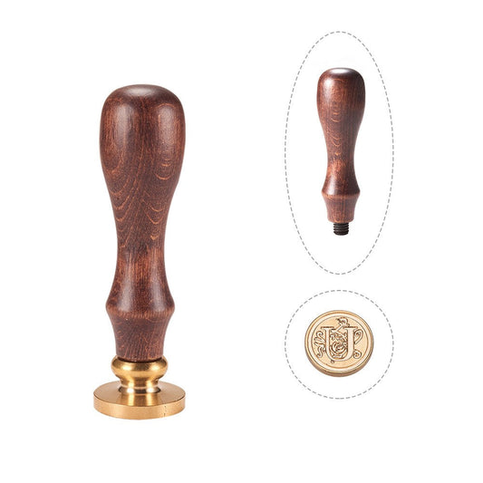 LAST 1! Letter U Brass Wax Seal Stamp