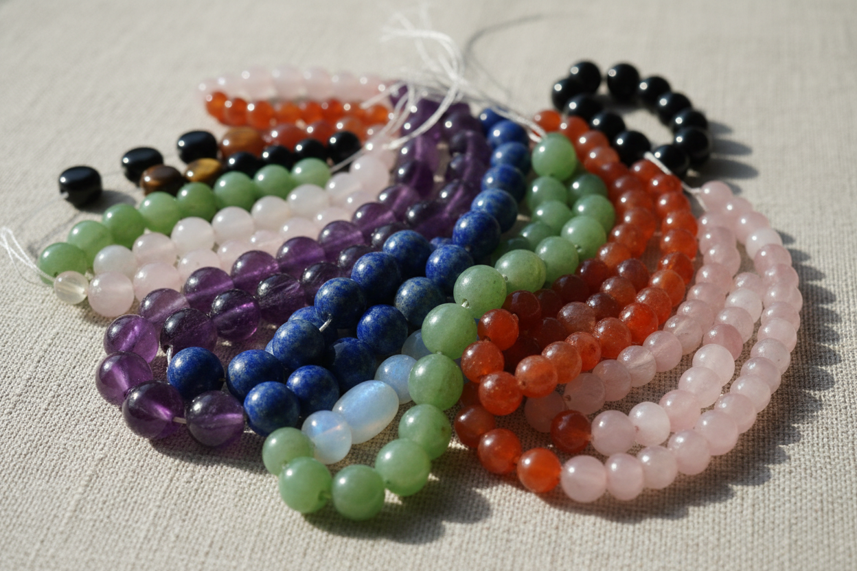 loose gemstone beads for jewellery making