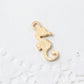 4pc Pink Enamel Sea Horse Charms