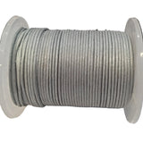 25M 0.5mm Grey Waxed Cotton Cord