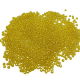 15g 11/0 2mm Electric Yellow Silver Lined Seed Beads