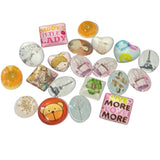 20pc Large Flat Back Glass Cabochon Pack