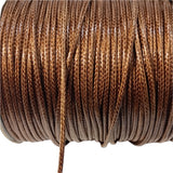 10M 3mm Light Brown Braided Cord