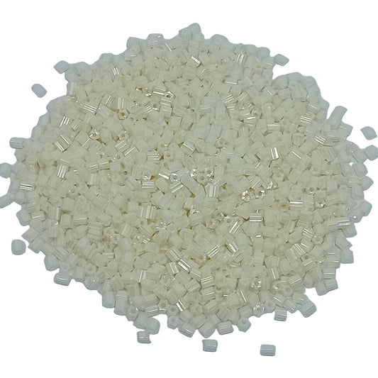 15g Two Cut Creamy White Seed Beads