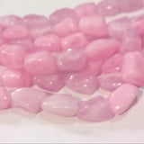 Pink Acrylic Nugget Beads