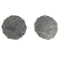 2pc Silver Oval Cabochons