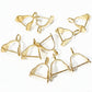 10pc Gold Claw Bails