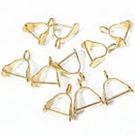 10pc Gold Claw Bails