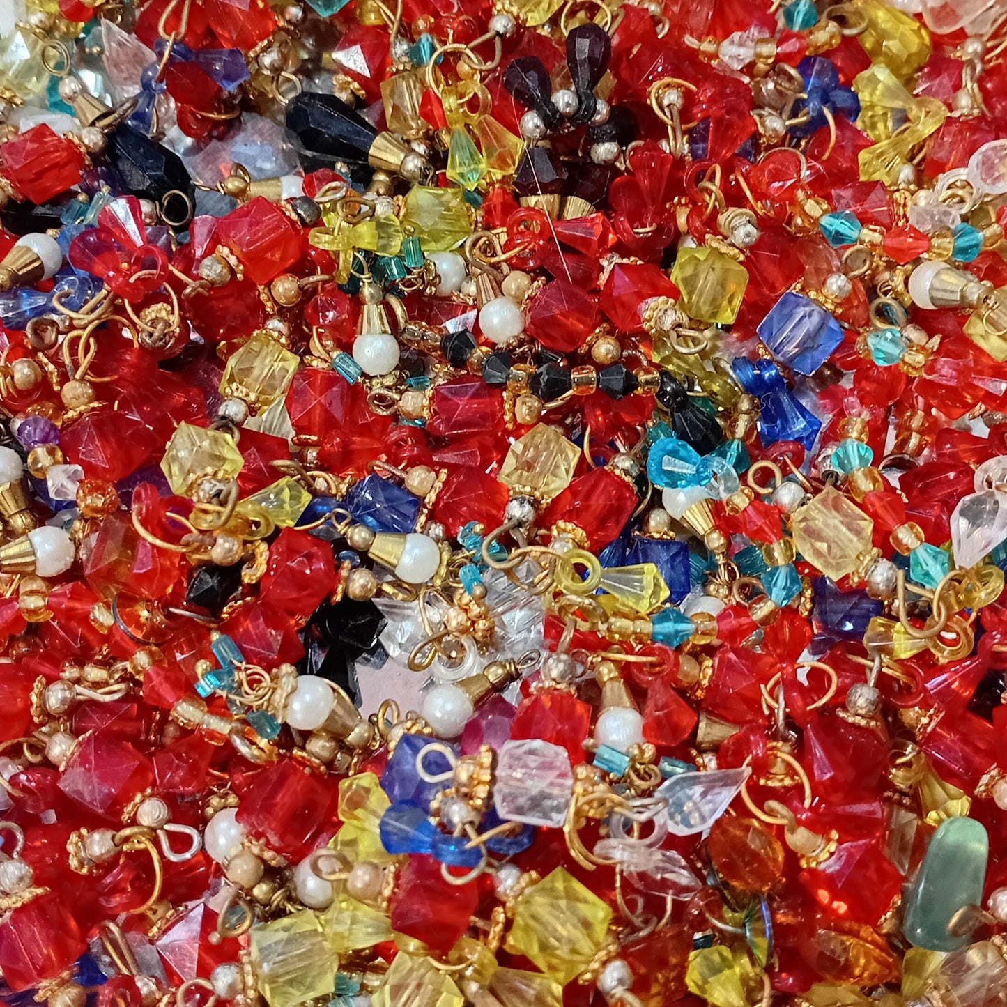 30pc Vintage Indian Acrylic Dangles