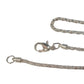 Bright Silver Rope Necklace Chain