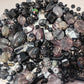 SALE! Large Bag Of Black & Silver Acrylic Beads