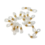 20pc Clear 20mm Eye Glass Chain Connectors