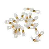 20pc Clear 20mm Eye Glass Chain Connectors