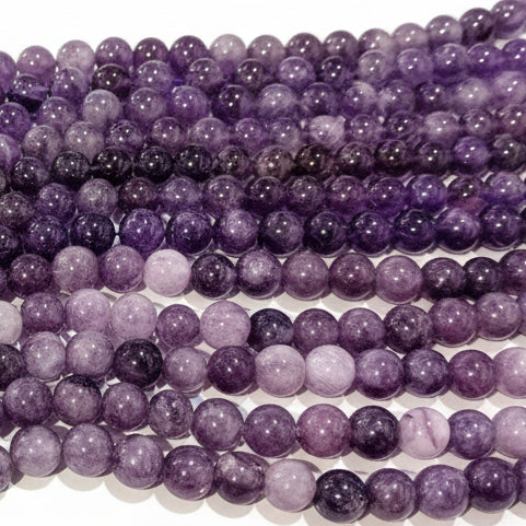 10mm Amethyst Bead Strand