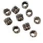 10pc Silver Spacer Beads