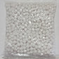 BULK SALE! 1000 White AB Acrylic Faceted Beads