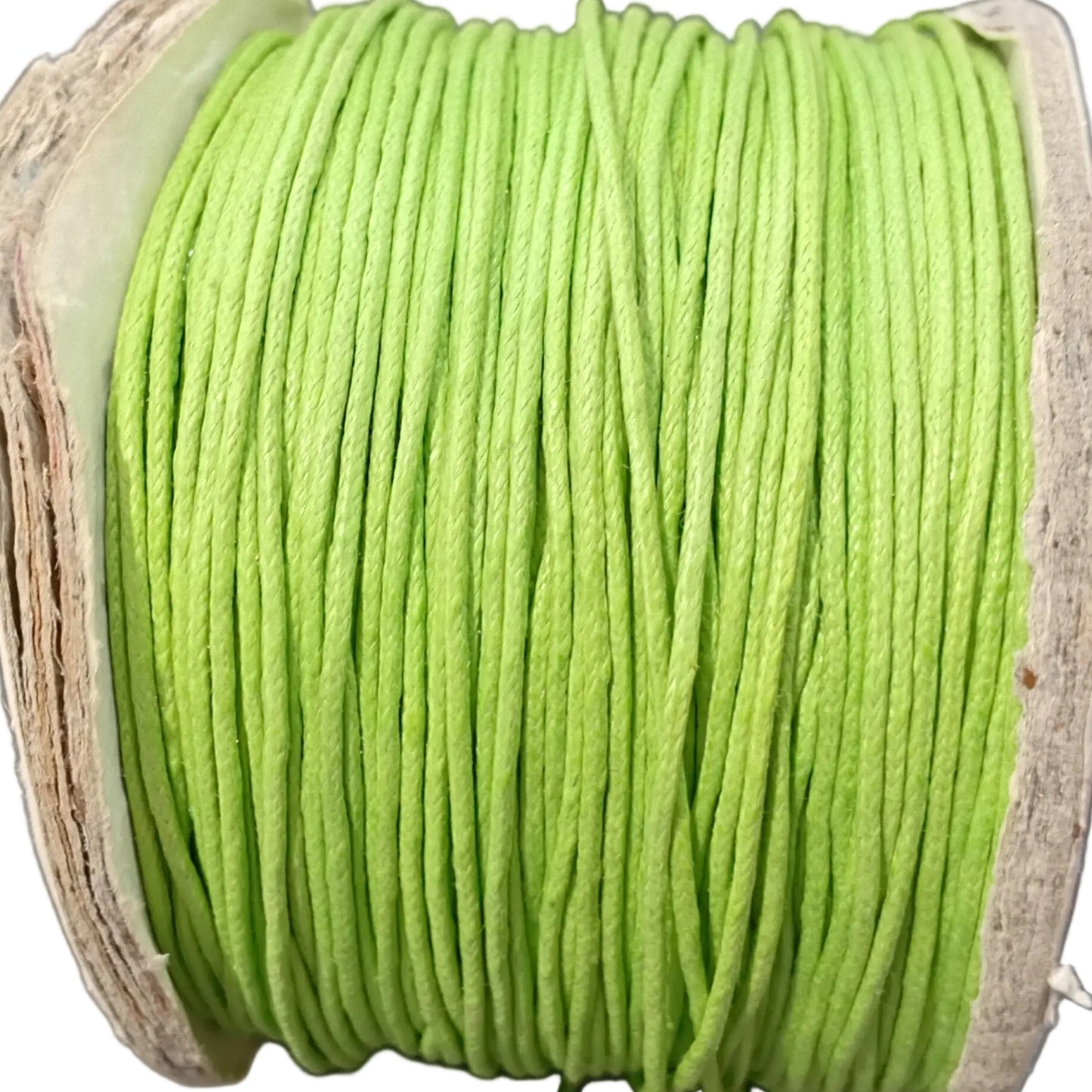 10M 0.5mm Lime Green Cotton Cord