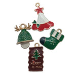 4pc Enamel Christmas Charms Set 16.
