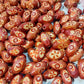 12pc Mixed Rustic Wooden Oval Beads
