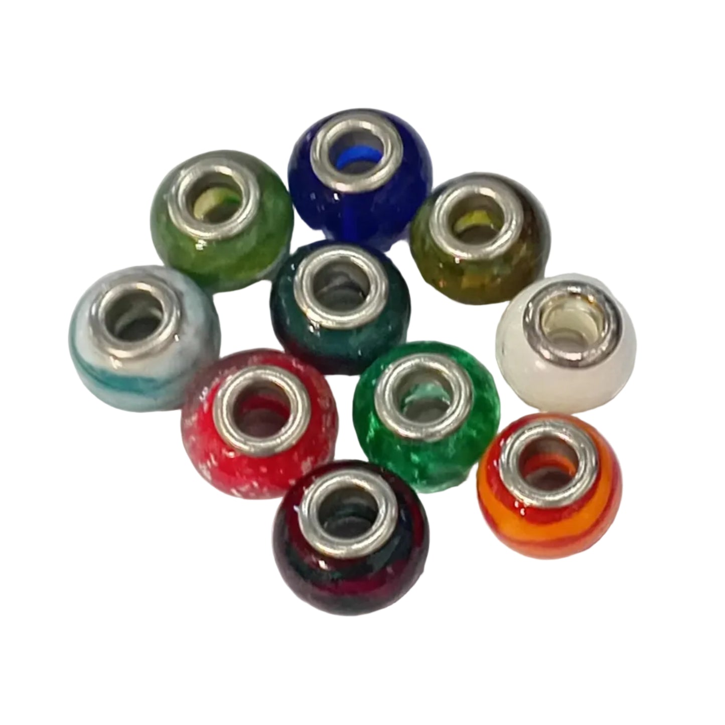 10pc Mixed European Bead Pack