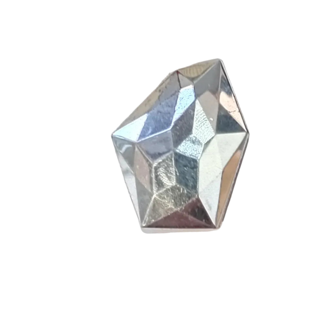 1pc TOHO Red Faceted Hexagon Glass Component