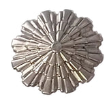 1pc Silver Vintage USA Flower Charm