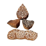 SALE! Set Of 4 Indian Block Stamps