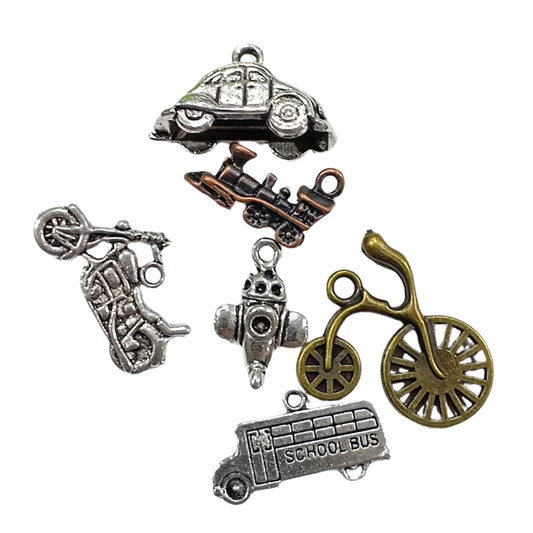 6pc Vehicle Charms