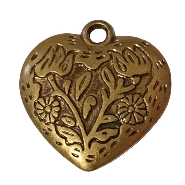 Bronze Floral Pendant