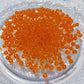 15g 8/0 3mm Orange Seed Beads