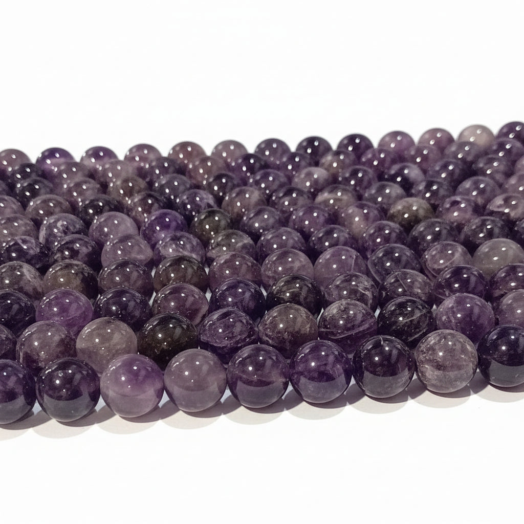 12mm Amethyst Bead Strand